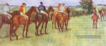  key tableaux - jockeys Edgar Degas